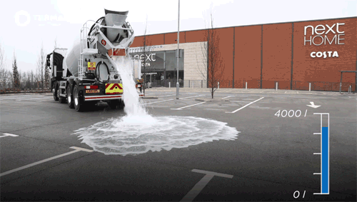 Super Permeable Concrete Drains 4000 Litres of Water in 60 Seconds (2)