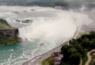 Tilt-Shift Timelapse Turns Niagara Falls Into Tiny Tourist Attraction