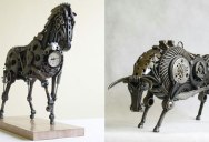 Tomas Vitanovsky Welds Animal Sculptures Out of Scrap Metal