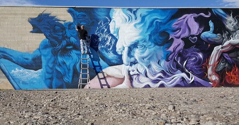 SRIL Completes Epic 100 Ft Mural in Salt Lake City