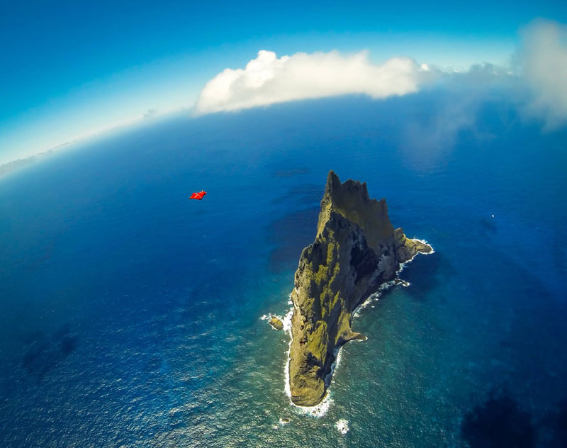 balls pyramid jeb corliss Wingsuit Flying Over the Worlds Tallest Volcano Stack