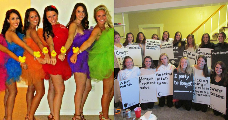 Cheap Easy Diy Group Costumes For Halloween Cover 