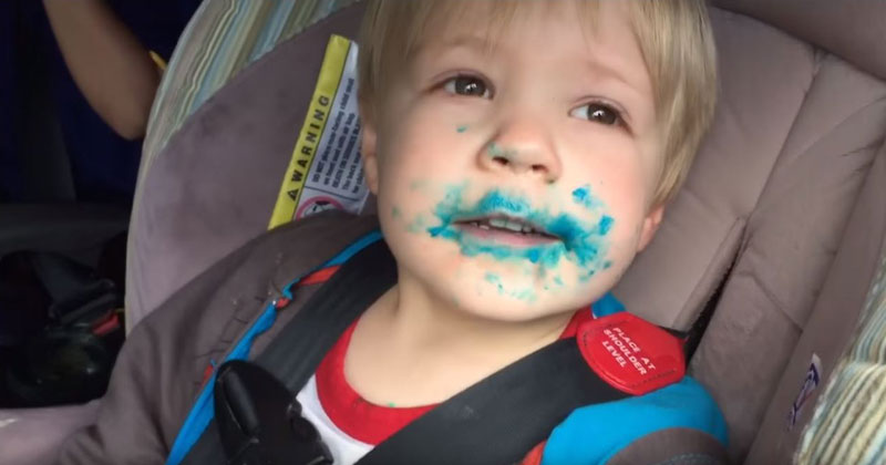Watch This Kid Deny Eating a Cupcake Despite Overwhelming Evidence to the Contrary