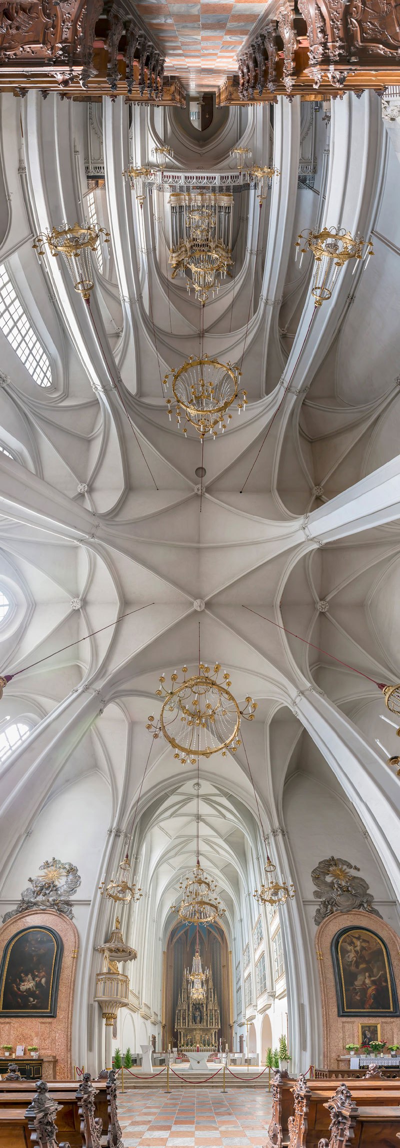 Amazing Vertical Panoramas of Church Ceilings Around the World ...