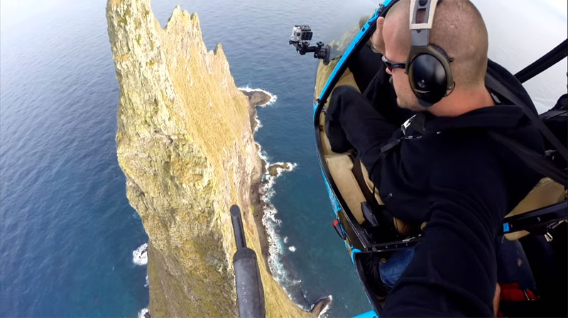 Wingsuit Flying Over the World's Tallest Volcano Stack (2)