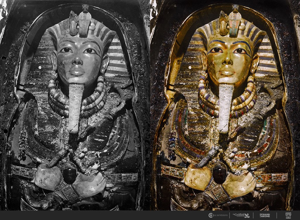 21 Colorized Photos from the 1920s Discovery of King Tut