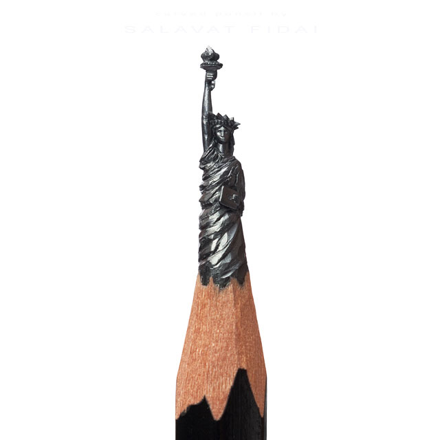 miniature sculptures carved on the tips of pencils by salavat fidai (15)