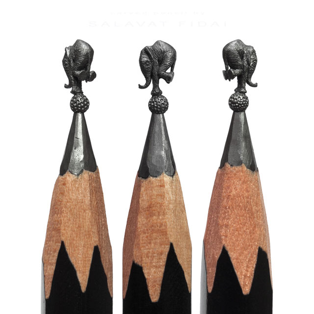miniature sculptures carved on the tips of pencils by salavat fidai (21)
