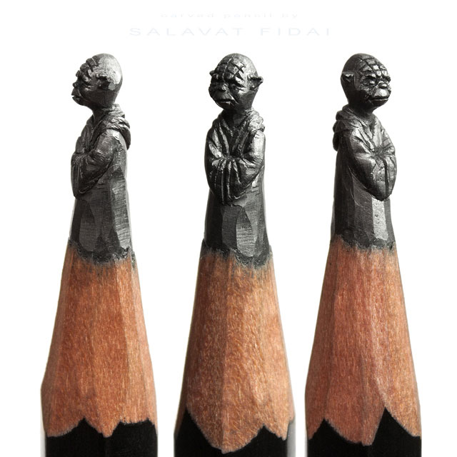 miniature sculptures carved on the tips of pencils by salavat fidai (4)