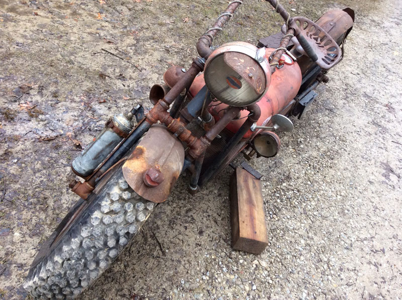 motorcycle made from old tractor by rustfarm (1)