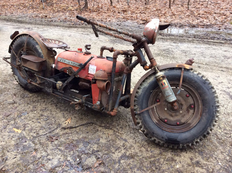 motorcycle made from old tractor by rustfarm (2)
