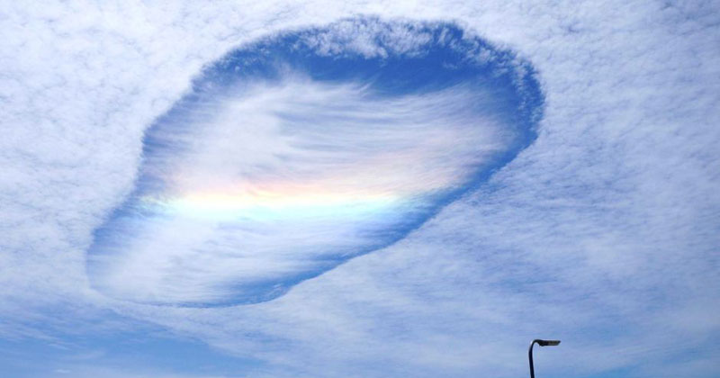 Picture of the Day: Rare Hole Punch Cloud Spotted in Australia
