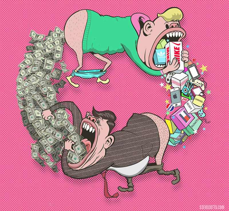 the sad state of todays world by steve cutts (7)