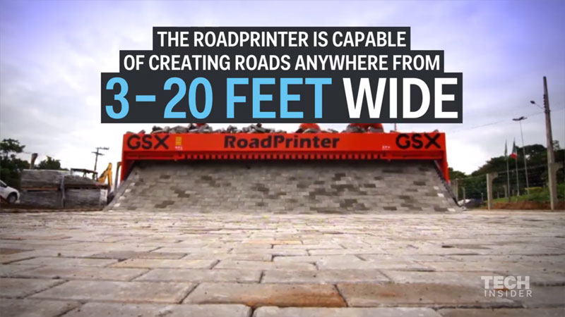 Watch This Machine Prints Brick Roads