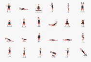 48 Awesome Exercises in a Single Animated Gif