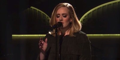 Adele's Raw Mic Feed from her SNL Performance is Beautiful