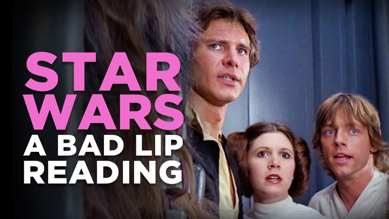 A Bad Lip Reading of Star Wars
