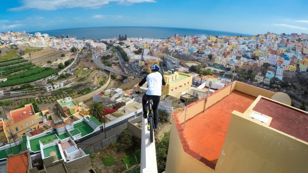 Danny MacAskill Goes Rooftopping in Spain—on his Bike
