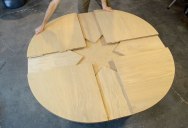 The Mechanics Behind this DIY Wooden Expanding Table are Fascinating