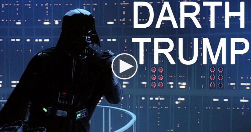 Donald Trump Dubbed Over Darth Vader is Perfect