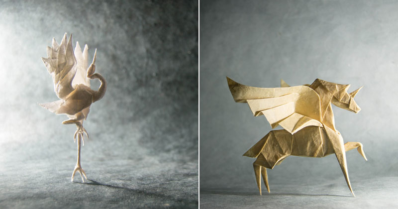 Gonzalo Calvo Folds Beautiful Origami Artworks (9 photos)