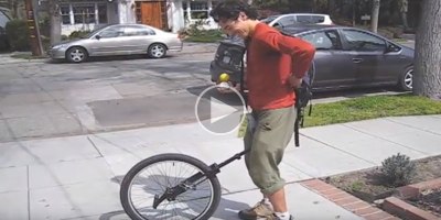 Juggling Unicyclist Goes to Defend his Math PhD at Stanford