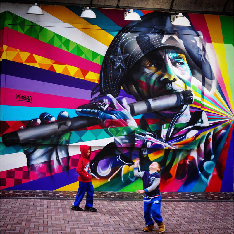 The Kaleidoscope Street Art Portraits of Eduardo Kobra (24 Photos ...
