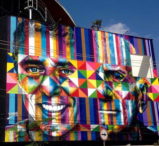The Kaleidoscope Street Art Portraits of Eduardo Kobra (24 Photos ...