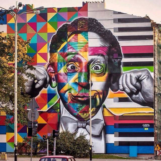 The Kaleidoscope Street Art Portraits of Eduardo Kobra (24 Photos ...