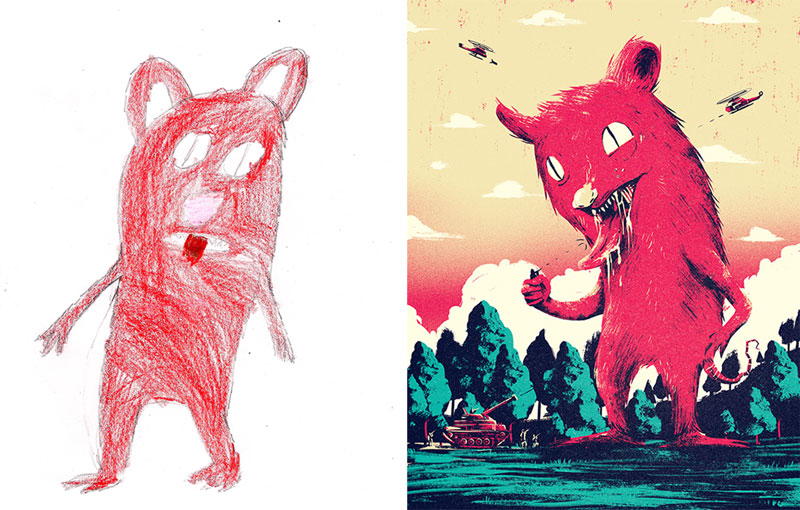 the monster project brings kids drawings to life (10)