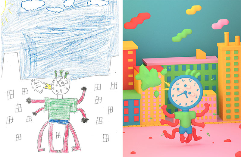 the monster project brings kids drawings to life (16)