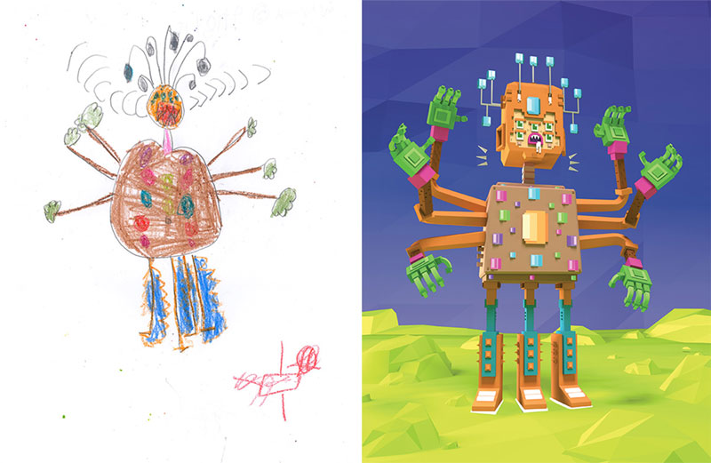 the monster project brings kids drawings to life (17)