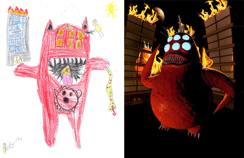 the monster project brings kids drawings to life (18)