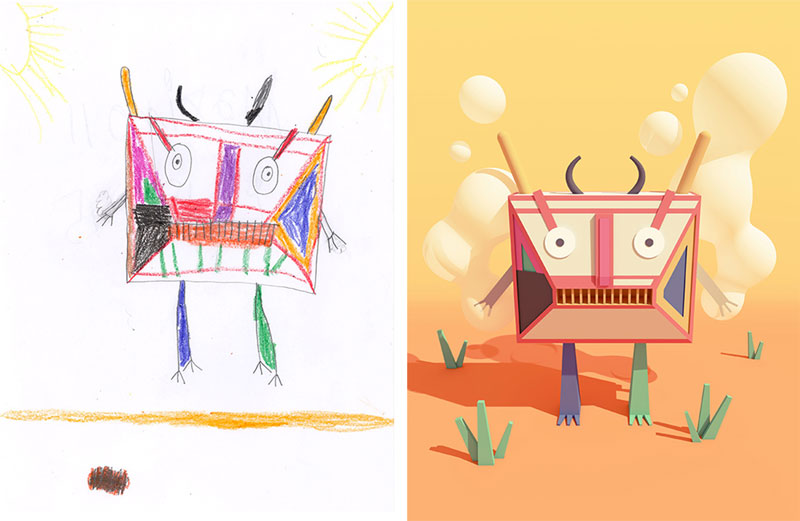 the monster project brings kids drawings to life (27)