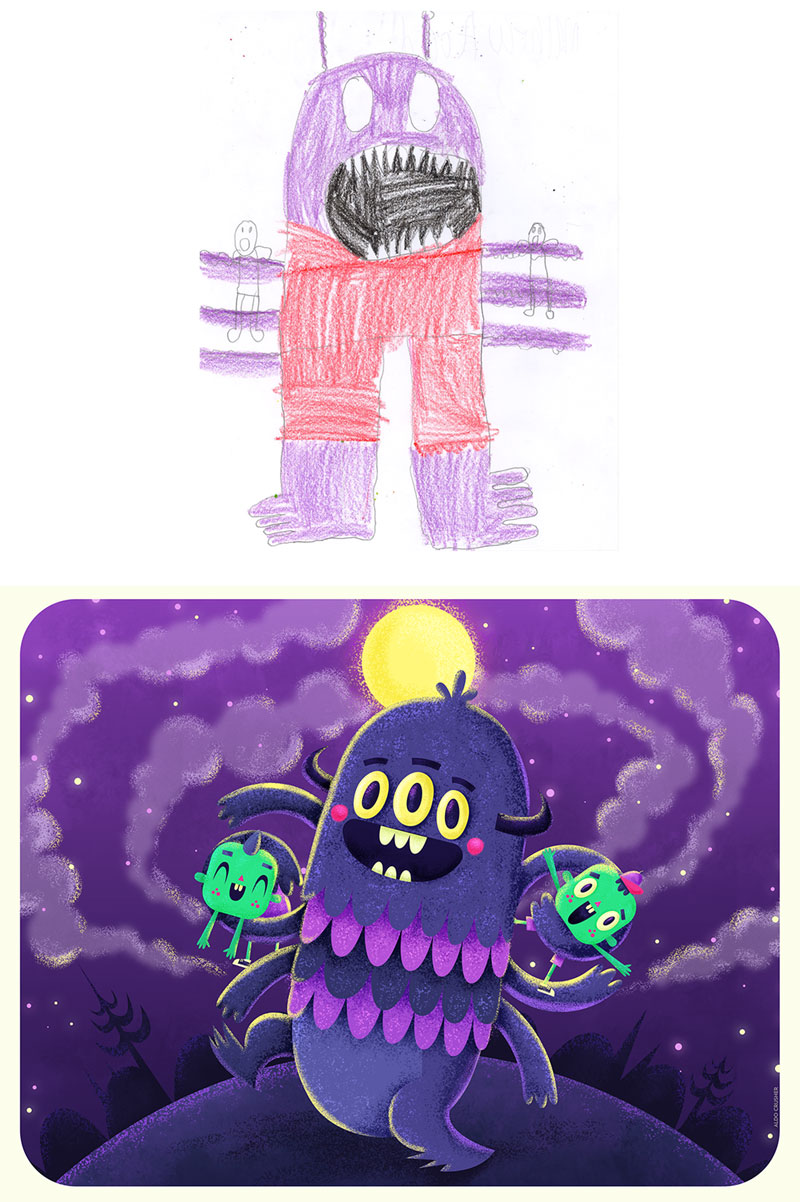 the monster project brings kids drawings to life (32)