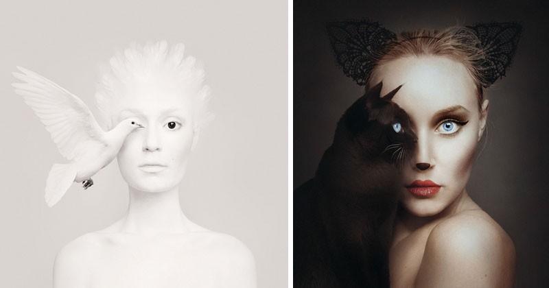 'Animeyed' Self-Portraits by Flora Borsi