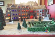 Family Makes Amazing Gingerbread Replica of the Hotel from The Shining