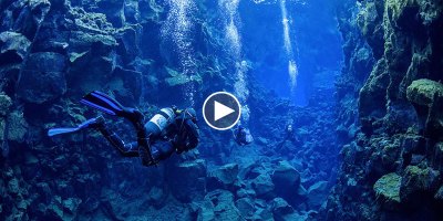 In Iceland, You Can Go Diving Between Two Continental Plates