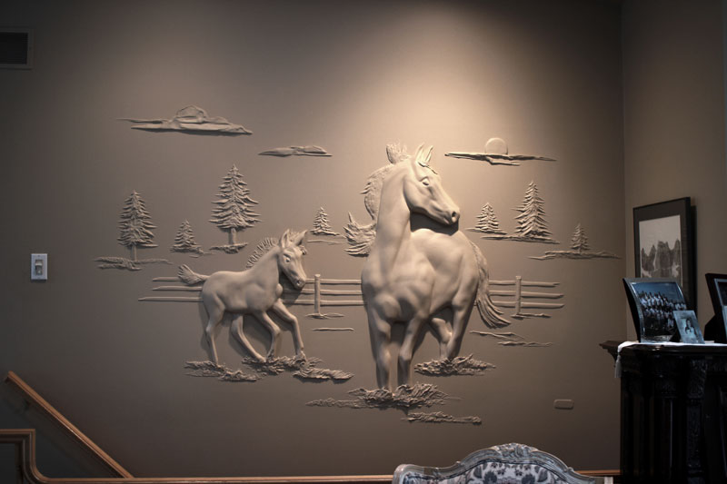 Artist Turns Drywall Into Art with Nothing But Joint Compound