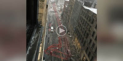 Raw Video Captures 565 ft Crane Collapsing in Manhattan