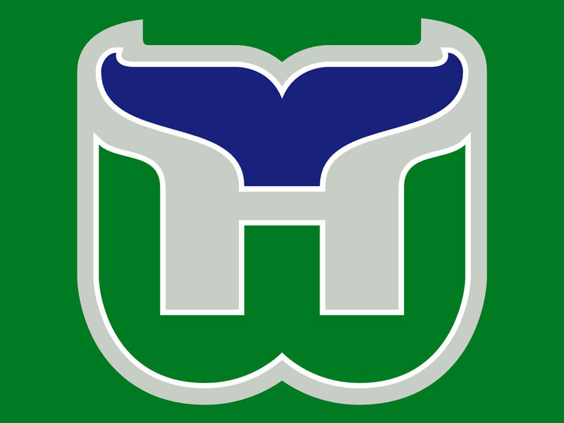 hartford whalers logo large 15 Logos That Found a Creative Use for Negative Space