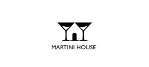 martini house logo negative space martini house logo negative space