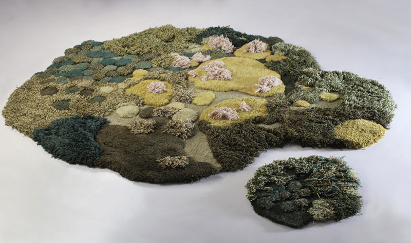 One-of-a-Kind Rugs That Look Like Lush Green Landscapes by alexandra kehayoglou (15)