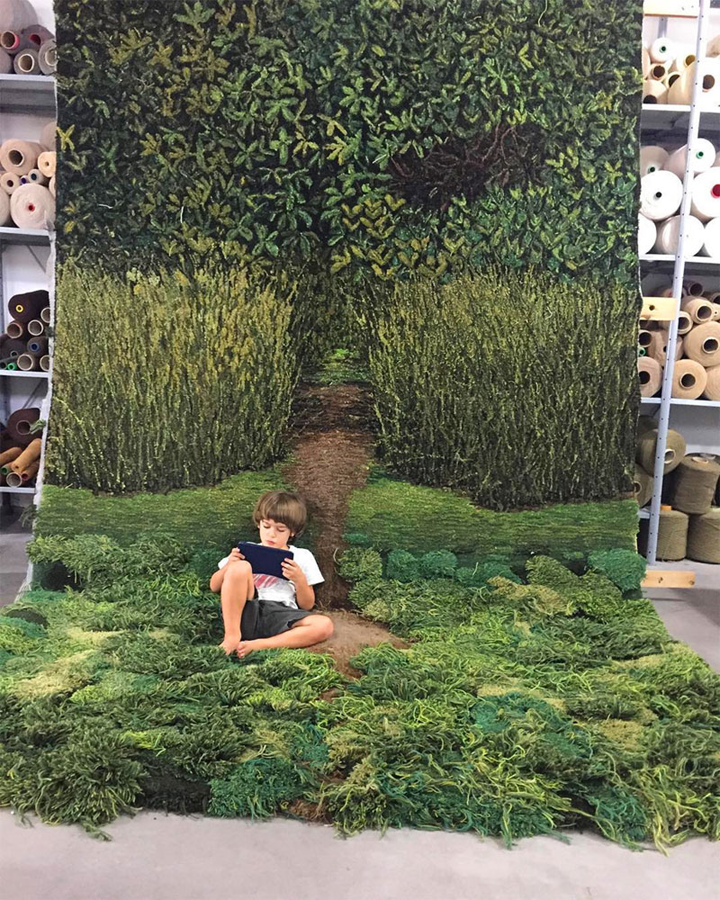 One-of-a-Kind Rugs That Look Like Lush Green Landscapes by alexandra kehayoglou (16)