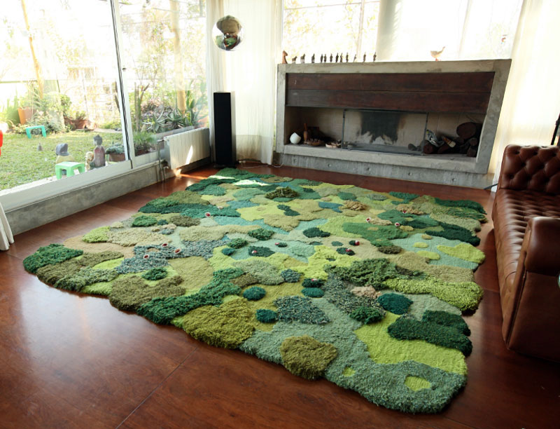 One-of-a-Kind Rugs That Look Like Lush Green Landscapes by alexandra kehayoglou (17)