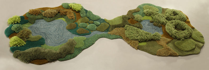 One-of-a-Kind Rugs That Look Like Lush Green Landscapes by alexandra kehayoglou (9)
