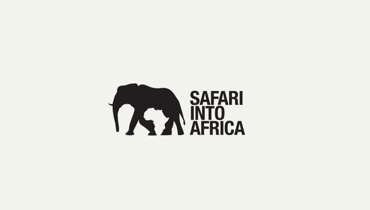 safari into africa logo1 15 Logos That Found a Creative Use for Negative Space