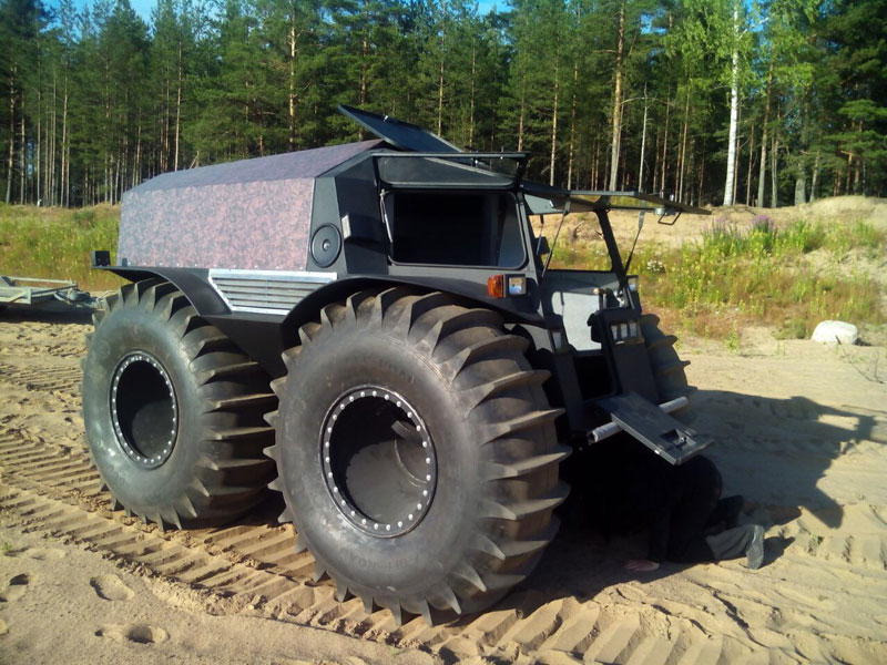 sherp atv russian amphibious truck with monster wheels (4)