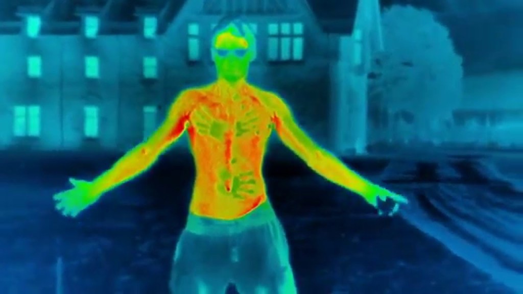Thermal Imaging Camera Shows How and Where Human Body Loses Heat