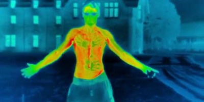 Thermal Imaging Camera Shows How and Where Human Body Loses Heat